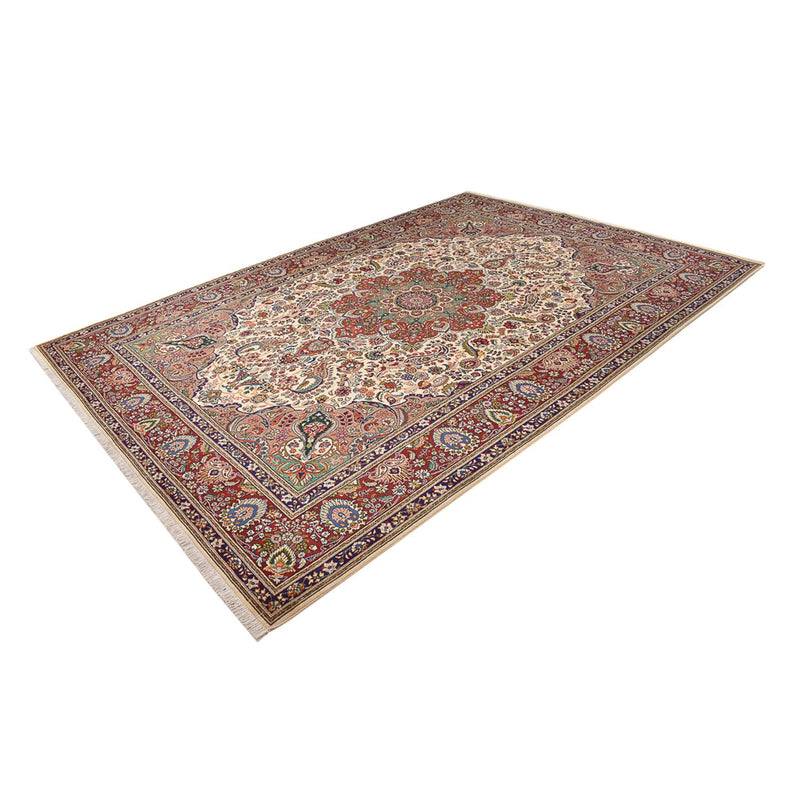 Persisk tæppe - Tabriz - Royal - 367 x 252 cm - beige