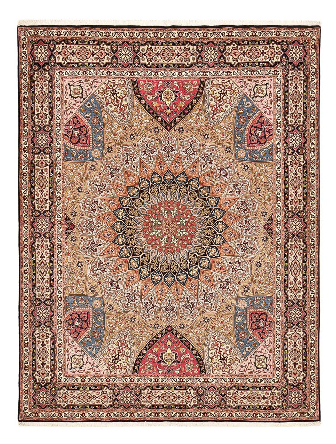 Persisk tæppe - Tabriz - Royal - 260 x 200 cm - beige