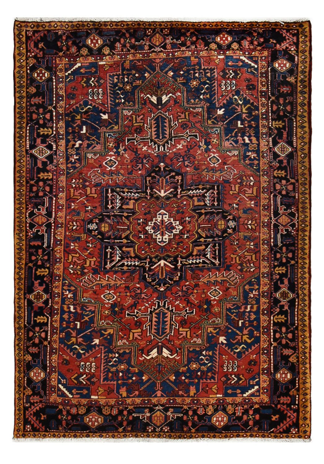 Persisk tæppe - Nomadisk - 274 x 197 cm - rød