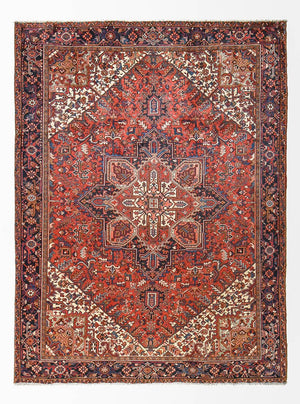 Persisk tæppe - Nomadisk - 335 x 255 cm - rød