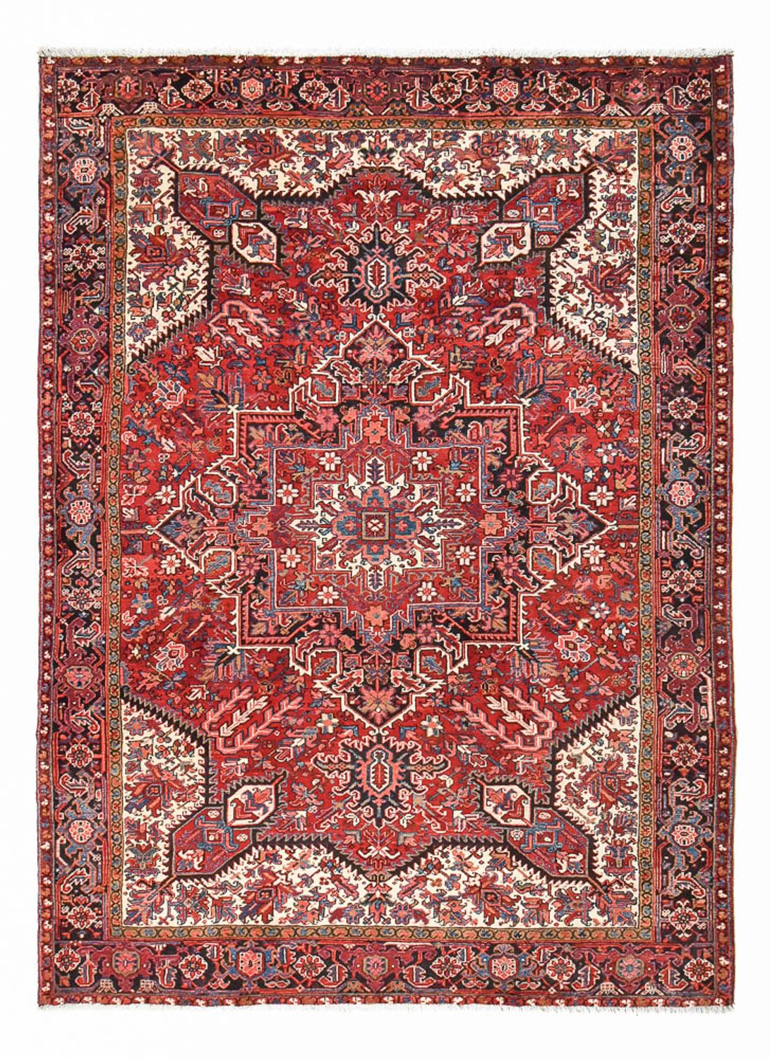 Persisk tæppe - Nomadisk - 353 x 256 cm - rød