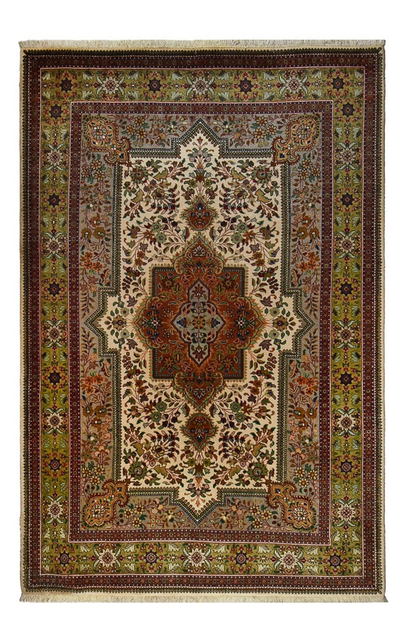 Persisk tæppe - Tabriz - 300 x 205 cm - sand