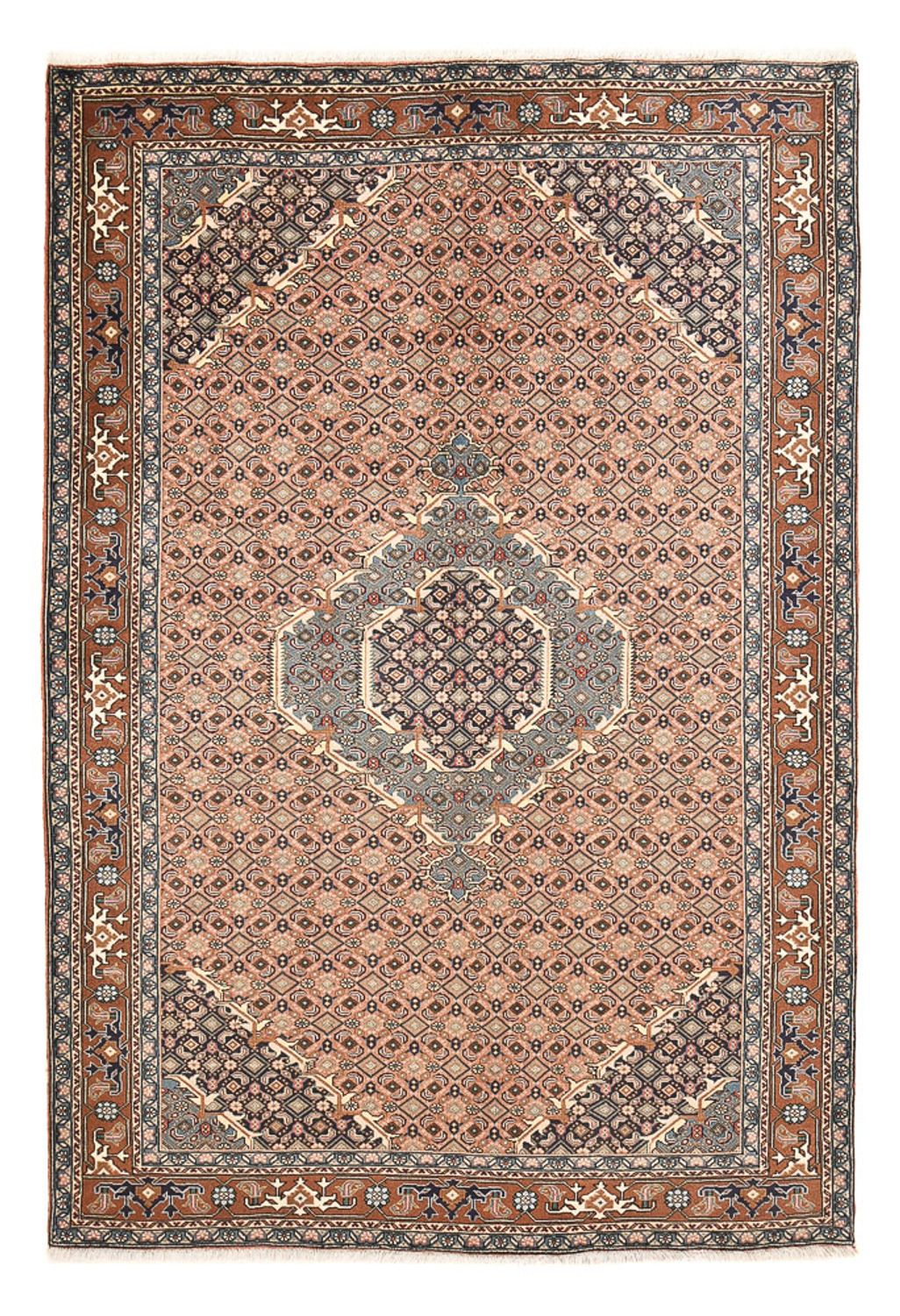 Persisk tæppe - Nomadisk - 291 x 203 cm - terrakotta