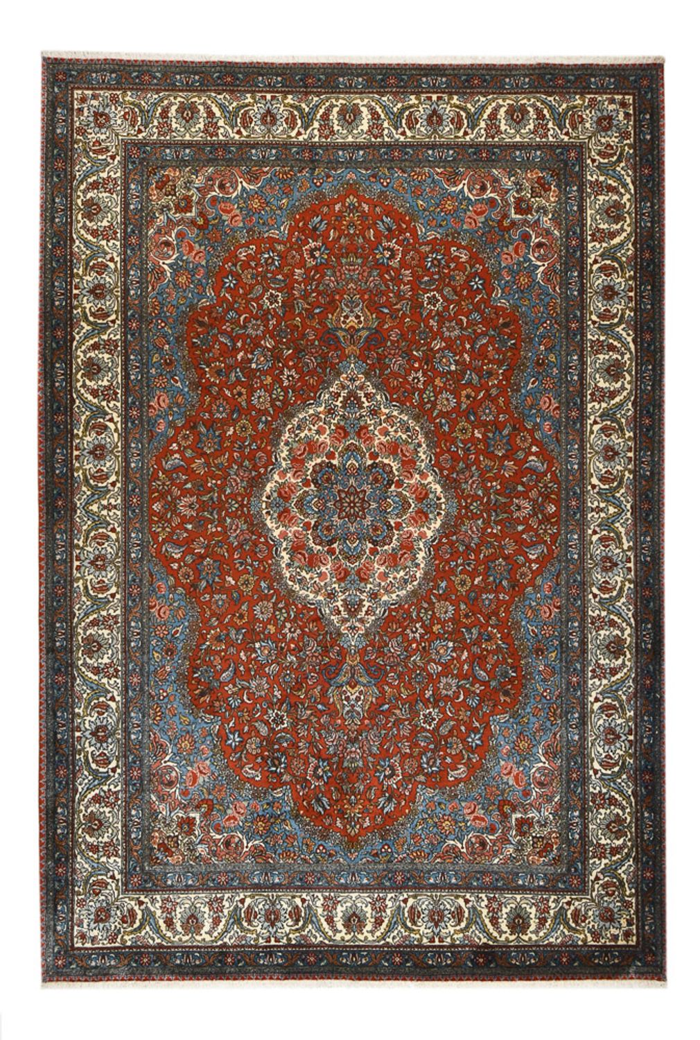 Persisk tæppe - Nomadisk - 300 x 205 cm - rød