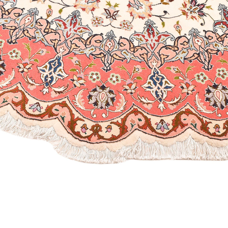 Persisk tæppe - Tabriz - Royal rundt  - 200 x 200 cm - flerfarvet