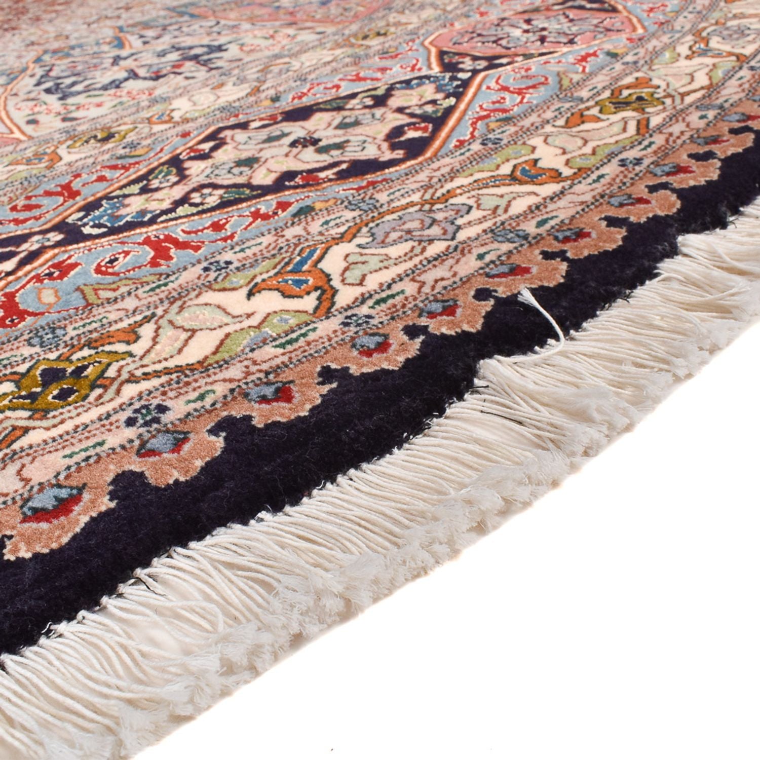 Persisk tæppe - Tabriz - Royal rundt  - 250 x 250 cm - flerfarvet