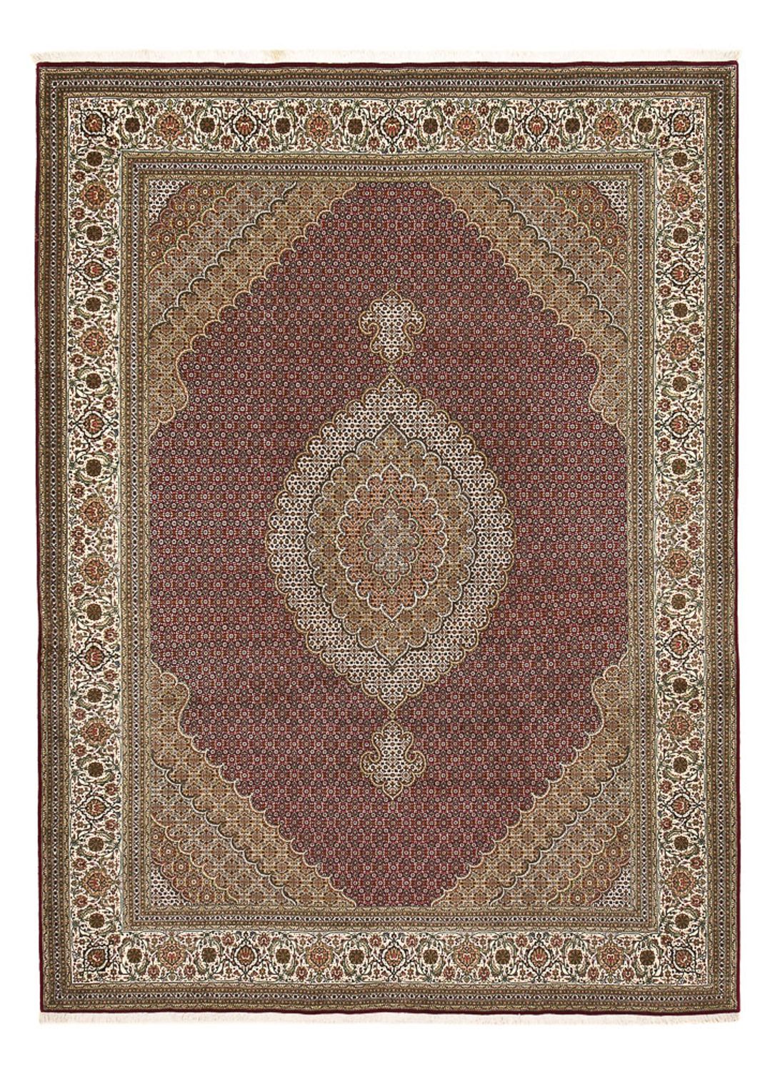 Persisk tæppe - Tabriz - Royal - 346 x 255 cm - rust