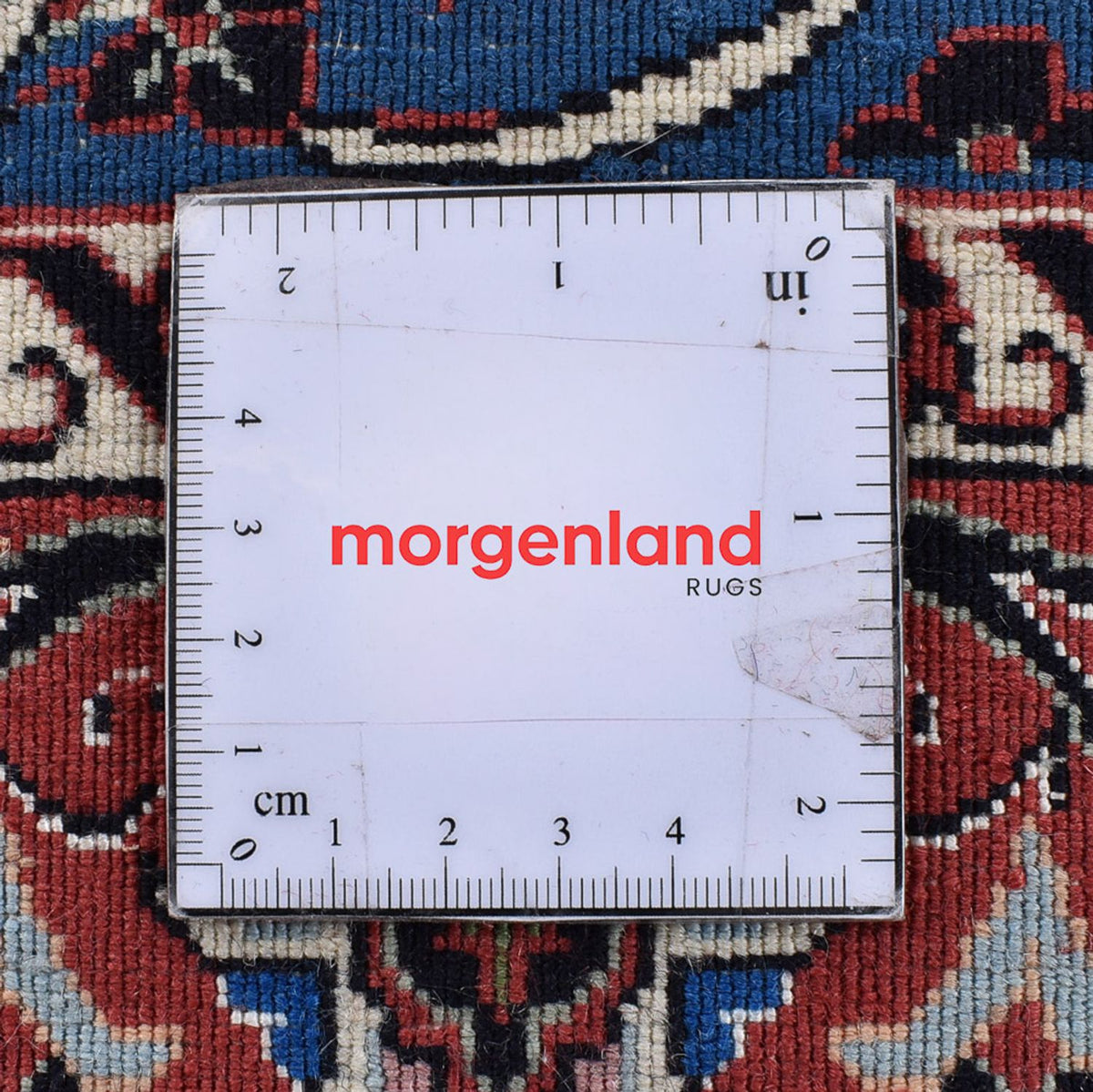 Persisk tæppe - Bijar - 402 x 307 cm - mørkeblå