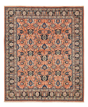 Persisk tæppe - Nomadisk - 305 x 253 cm - lysrød