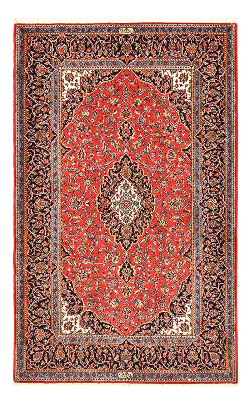 Persisk tæppe - Keshan - 225 x 141 cm - rød