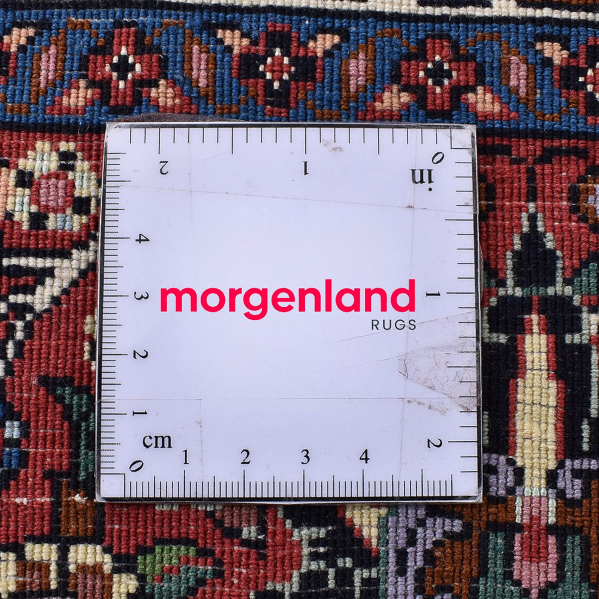 Persisk tæppe - Bijar - 295 x 202 cm - lysrød