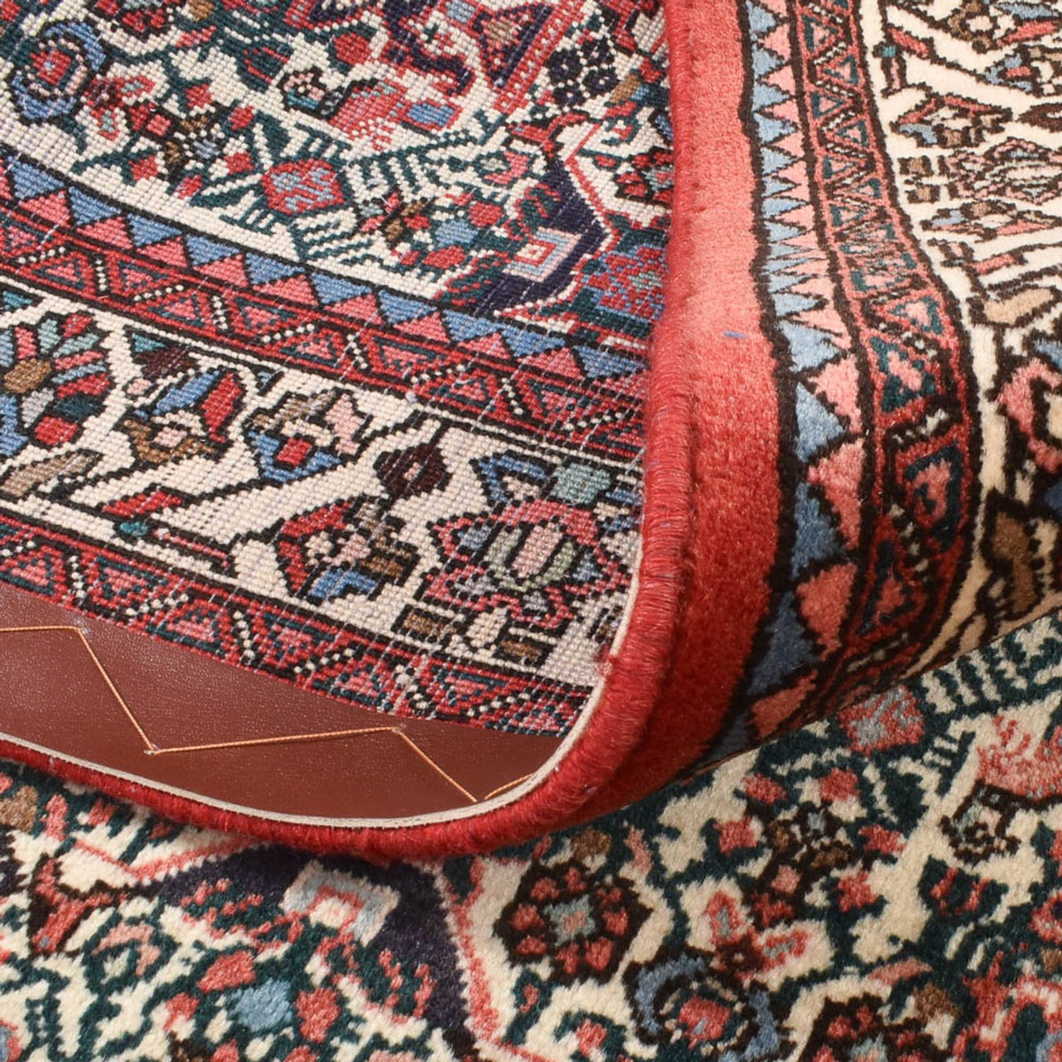 Persisk tæppe - Nomadisk - 203 x 158 cm - rust