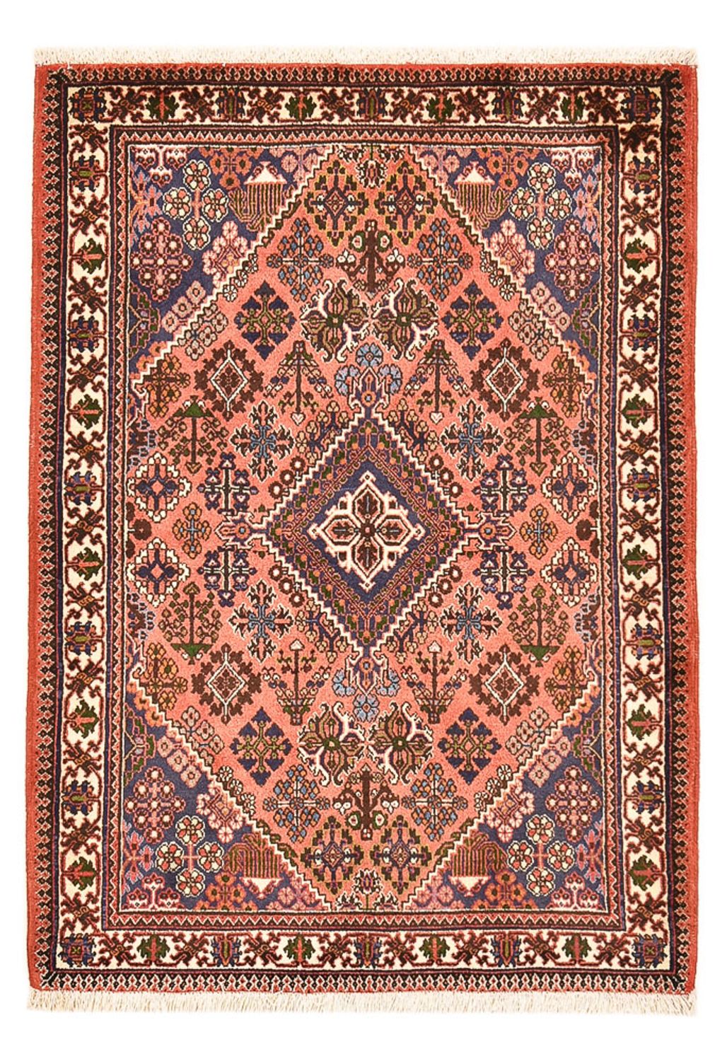 Persisk tæppe - Nomadisk - 160 x 115 cm - lysrød