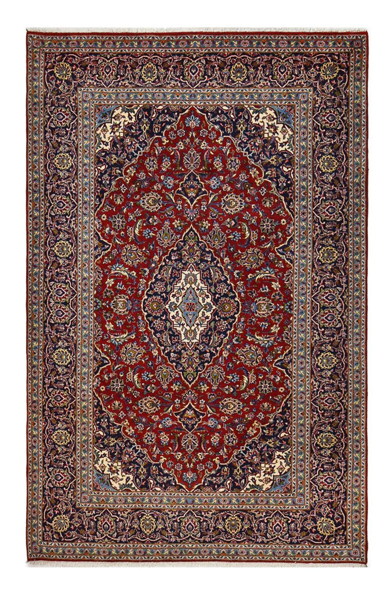 Persisk tæppe - Keshan - 320 x 208 cm - rød