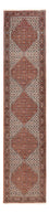 Løber Persisk tæppe - Bijar - 377 x 83 cm - rust