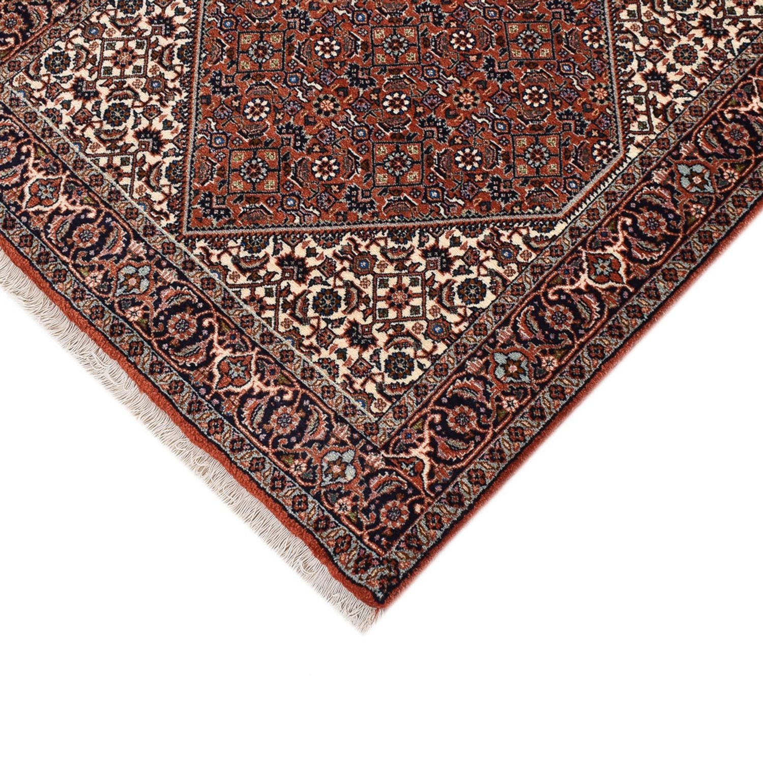 Løber Persisk tæppe - Bijar - 377 x 83 cm - rust