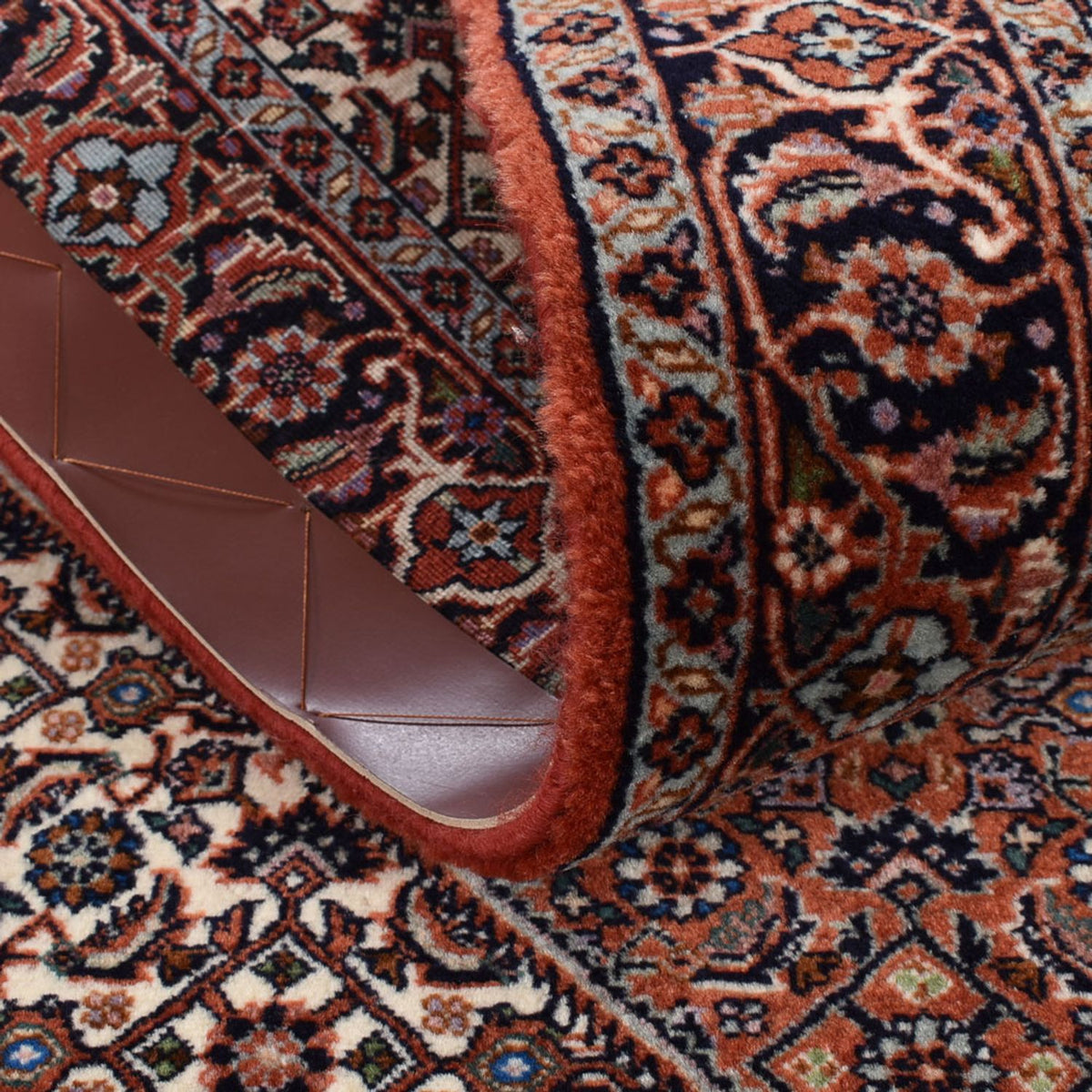 Løber Persisk tæppe - Bijar - 377 x 83 cm - rust