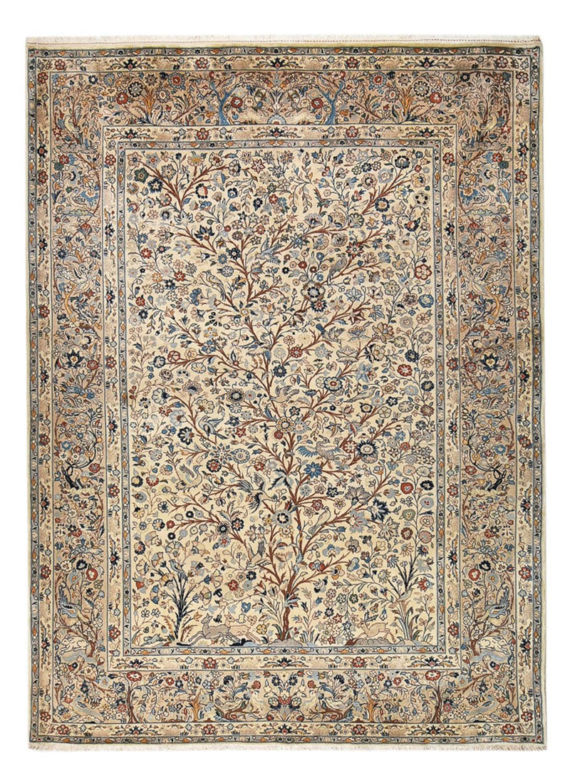Persisk tæppe - Keshan - 342 x 247 cm - sand