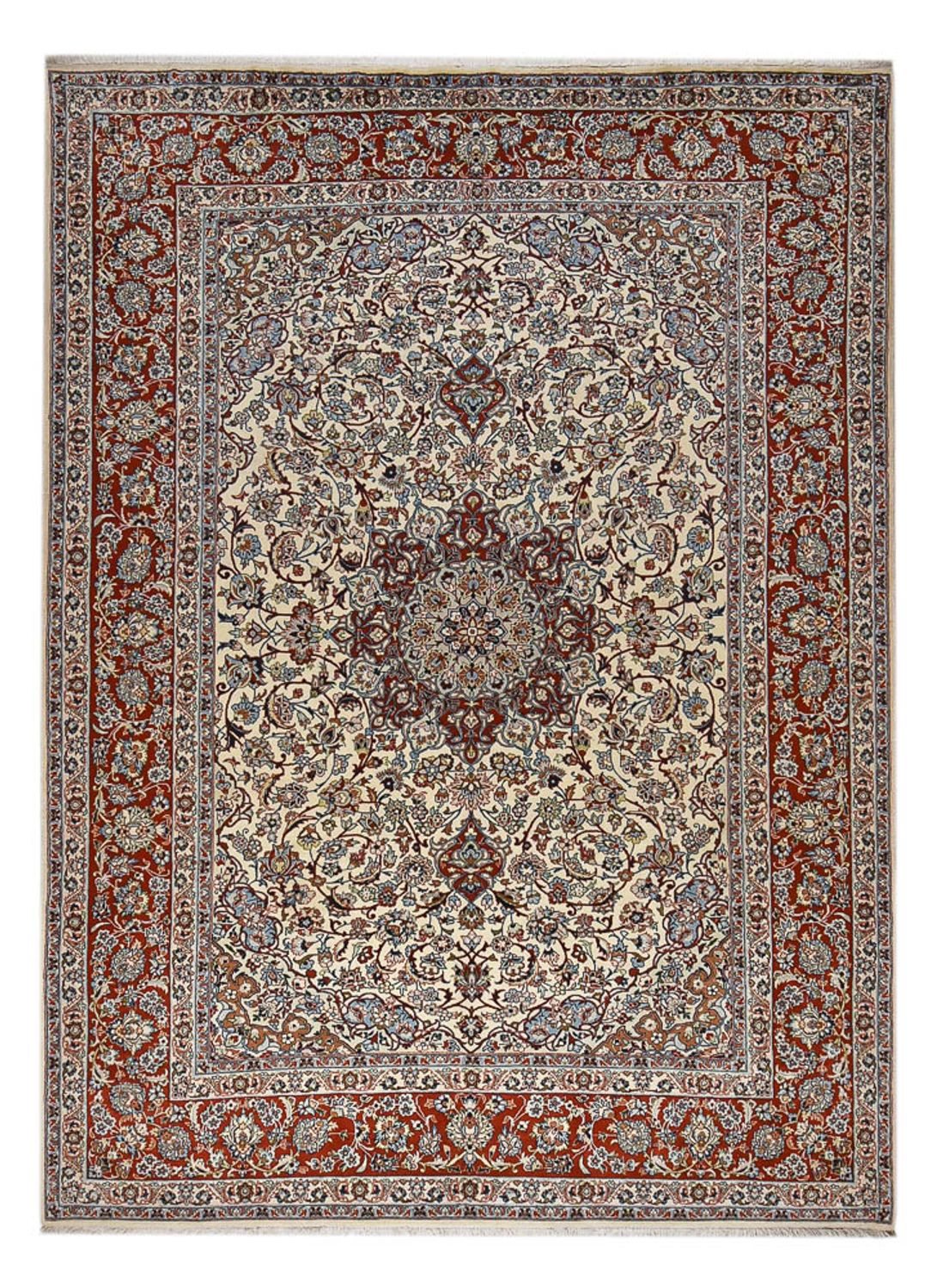 Persisk tæppe - Keshan - 356 x 259 cm - rust