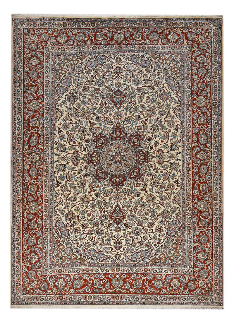 Persisk tæppe - Keshan - 356 x 259 cm - rust