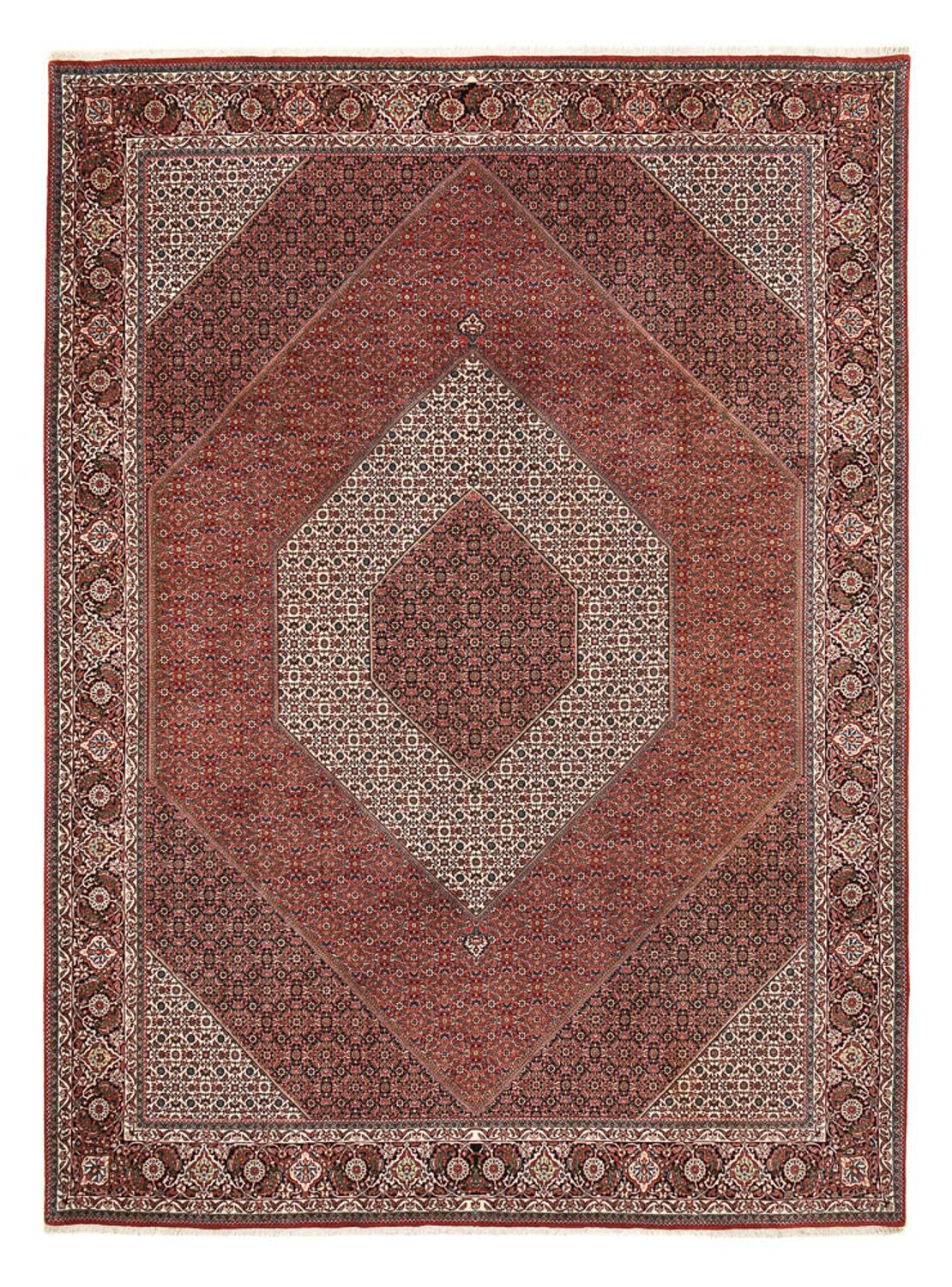 Persisk tæppe - Bijar - 400 x 302 cm - rust