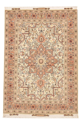 Persisk tæppe - Tabriz - Royal - 151 x 106 cm - lys beige