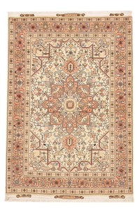 Persisk tæppe - Tabriz - Royal - 151 x 106 cm - lys beige