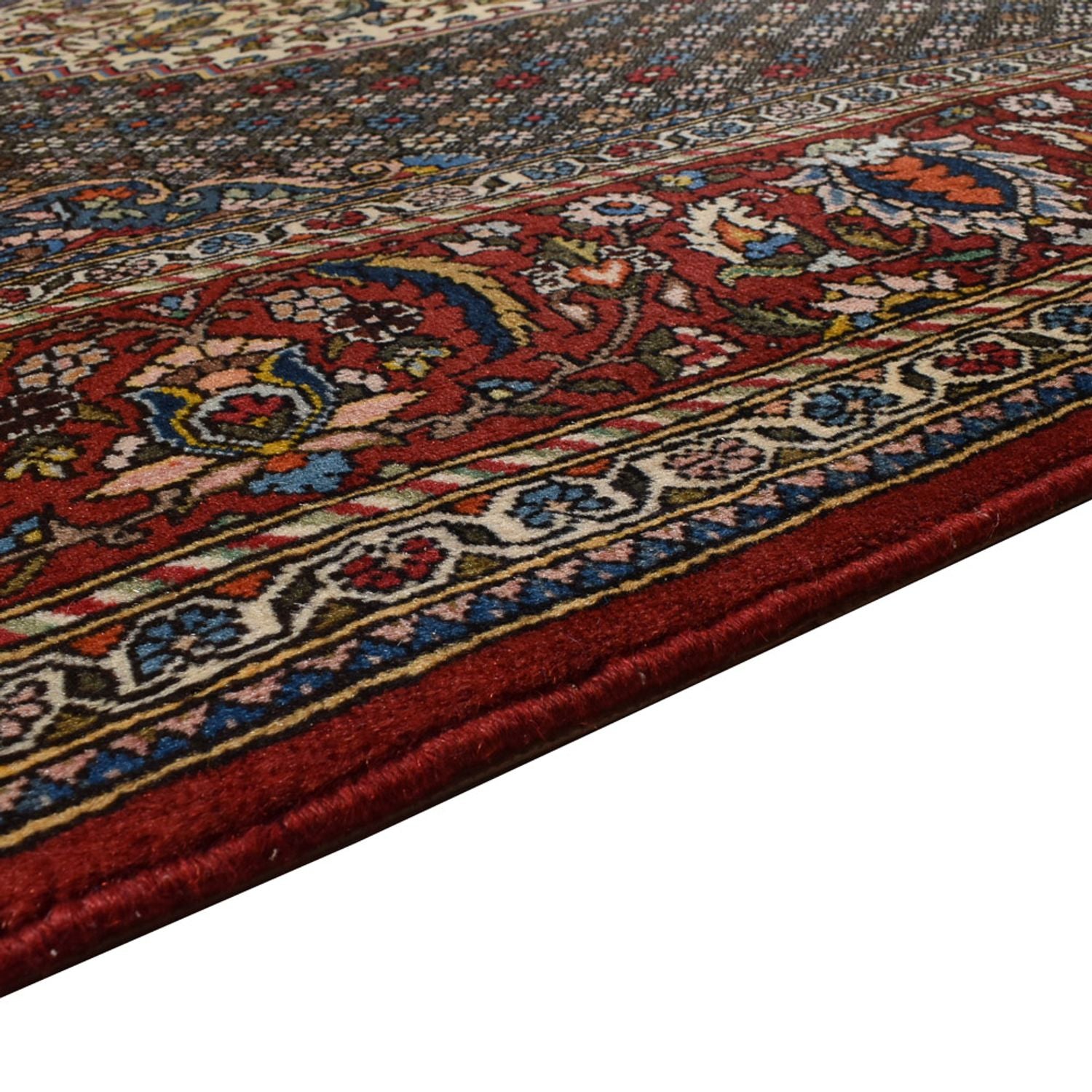 Persisk tæppe - Nomadisk - 320 x 214 cm - mørkeblå