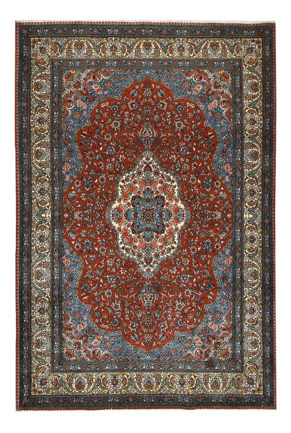 Persisk tæppe - Nomadisk - 300 x 204 cm - rød