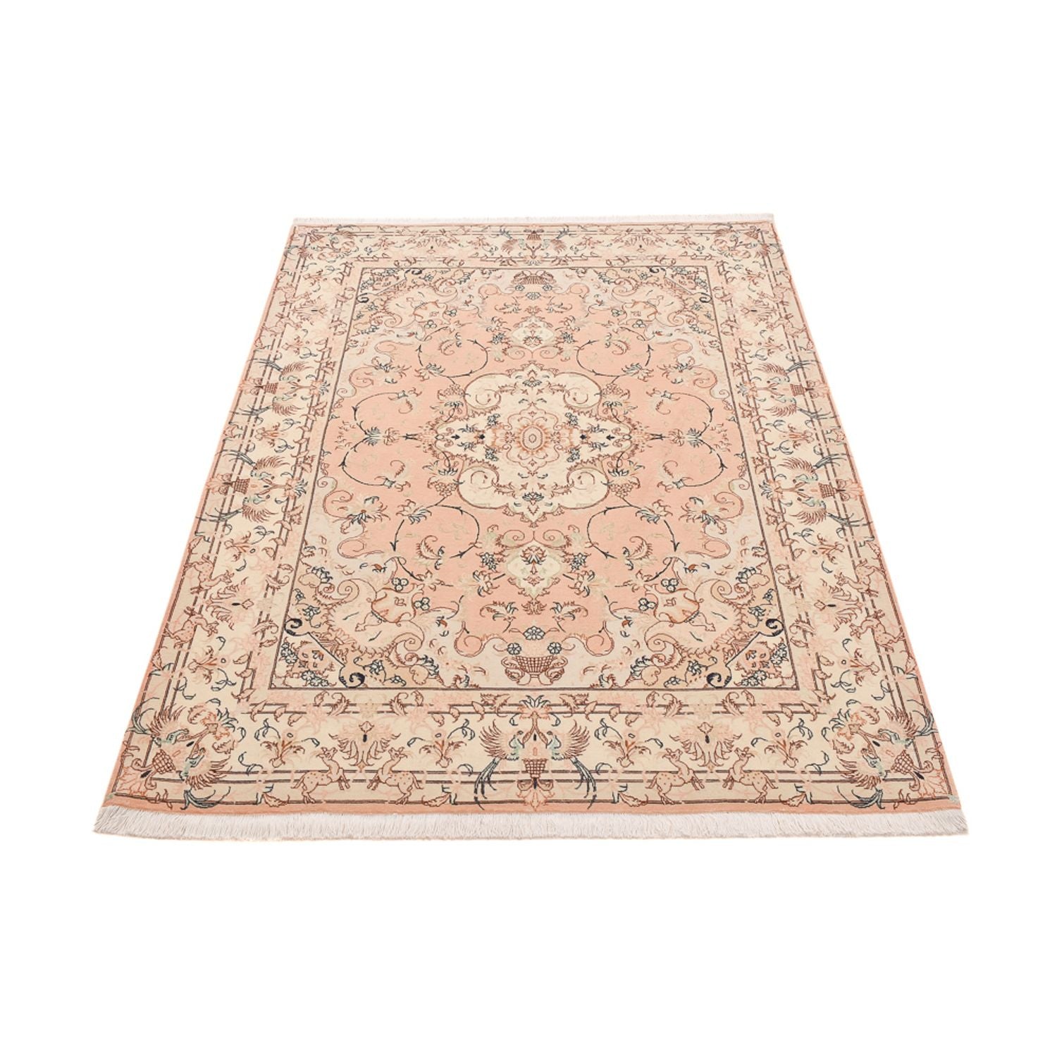 Persisk tæppe - Tabriz - Royal - 203 x 153 cm - karamel