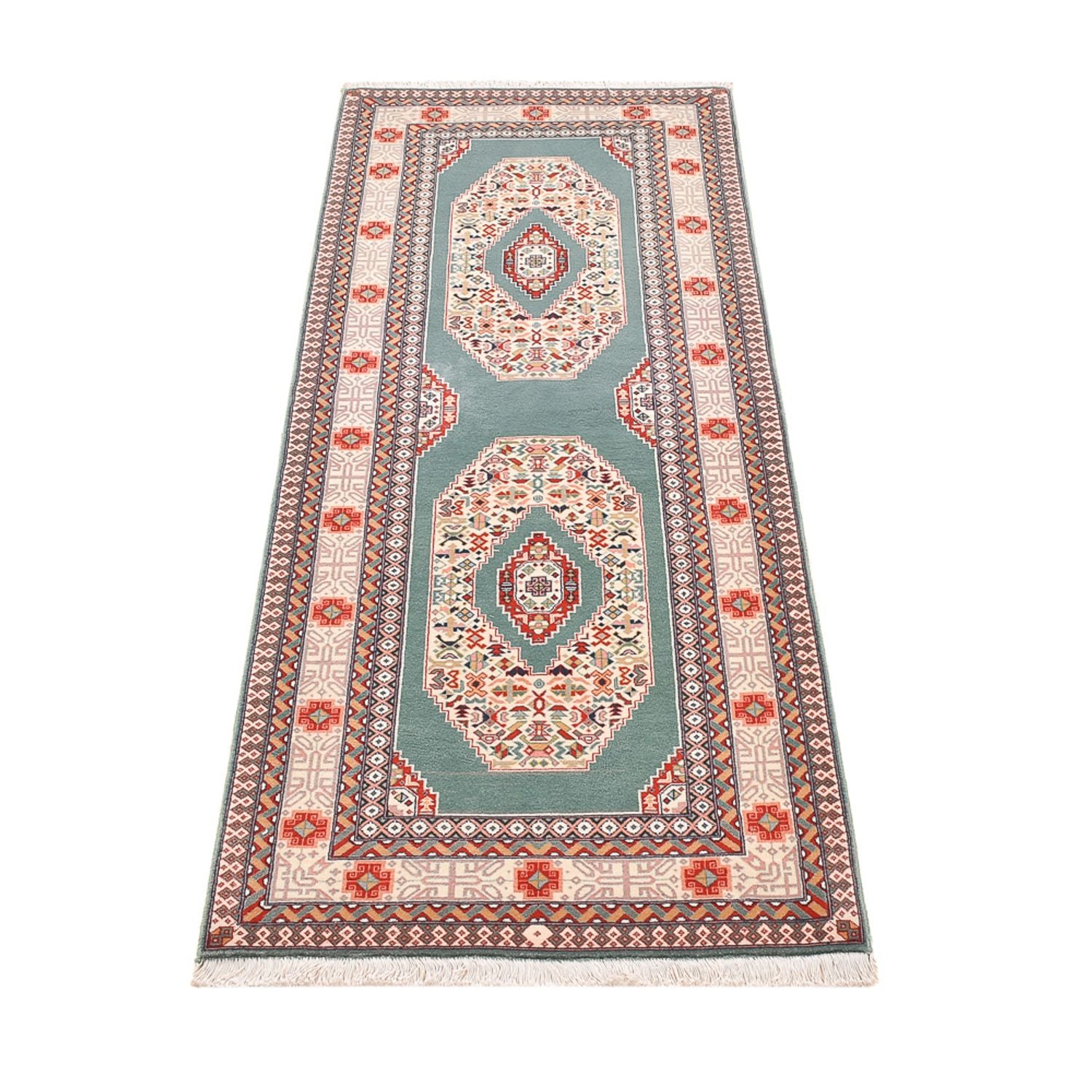 Løber Persisk tæppe - Tabriz - Royal - 190 x 75 cm - flerfarvet