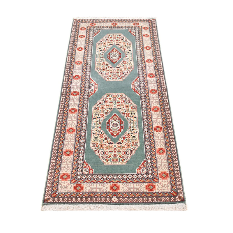 Løber Persisk tæppe - Tabriz - Royal - 190 x 75 cm - flerfarvet