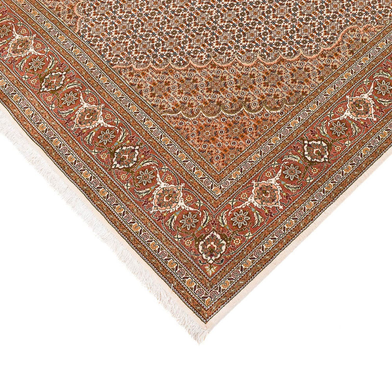 Løber Persisk tæppe - Tabriz - Royal - 405 x 153 cm - rust
