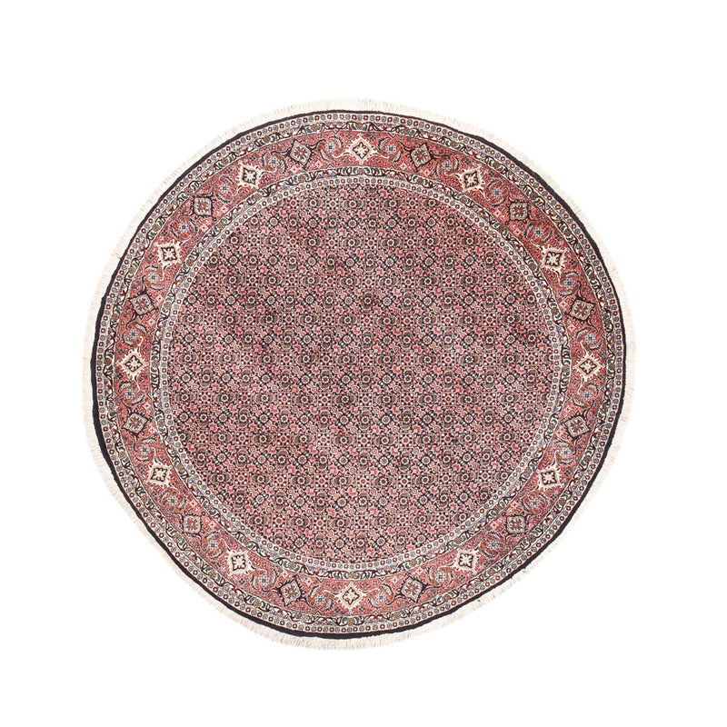 Persisk tæppe - Bijar rundt  - 200 x 200 cm - rust