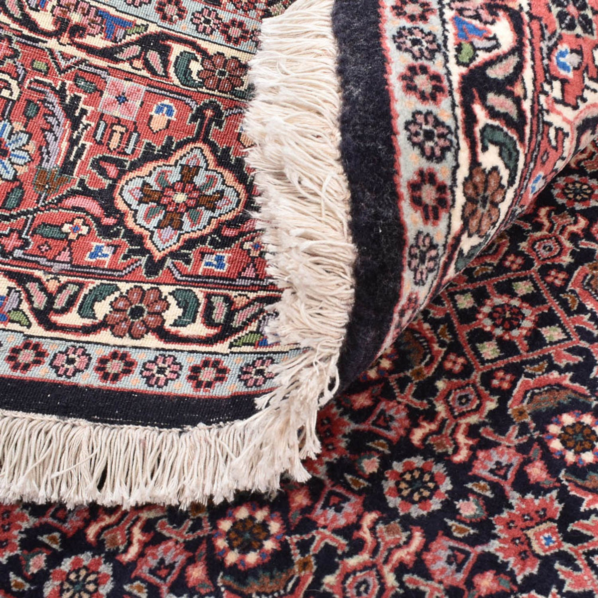 Persisk tæppe - Bijar rundt  - 200 x 200 cm - rust