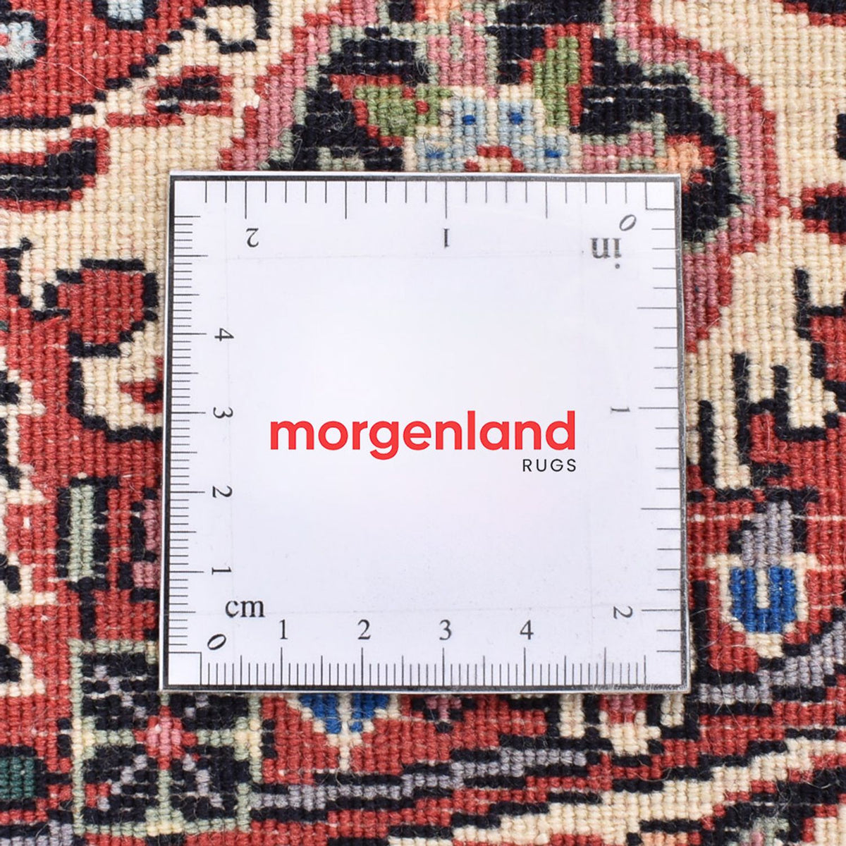 Persisk tæppe - Bijar rundt  - 200 x 200 cm - rust