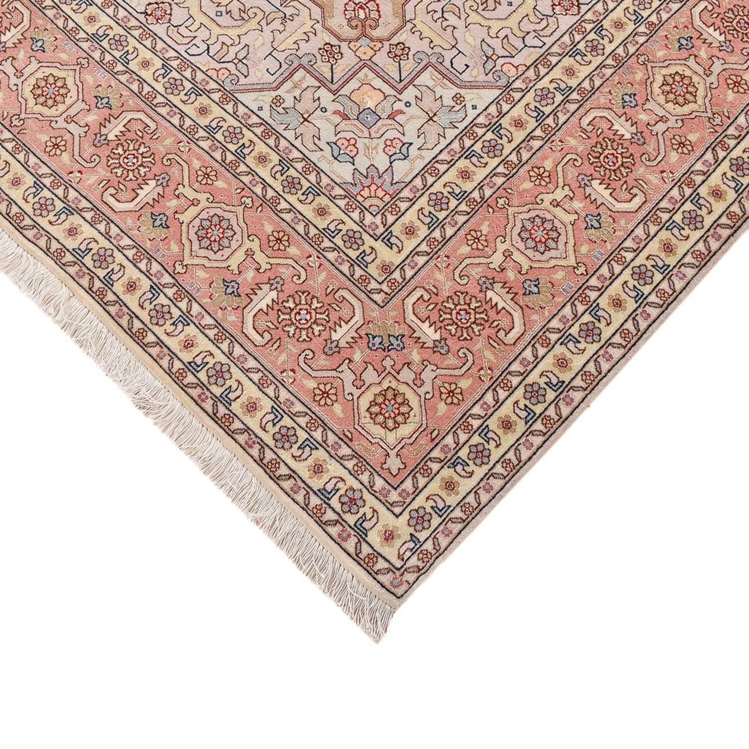 Persisk tæppe - Tabriz - Royal - 292 x 205 cm - lysrød