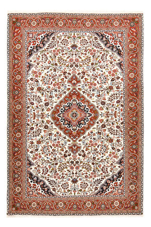 Persisk tæppe - Nomadisk - 205 x 138 cm - creme