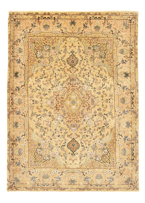 Persisk tæppe - Tabriz - Royal - 198 x 148 cm - karamel