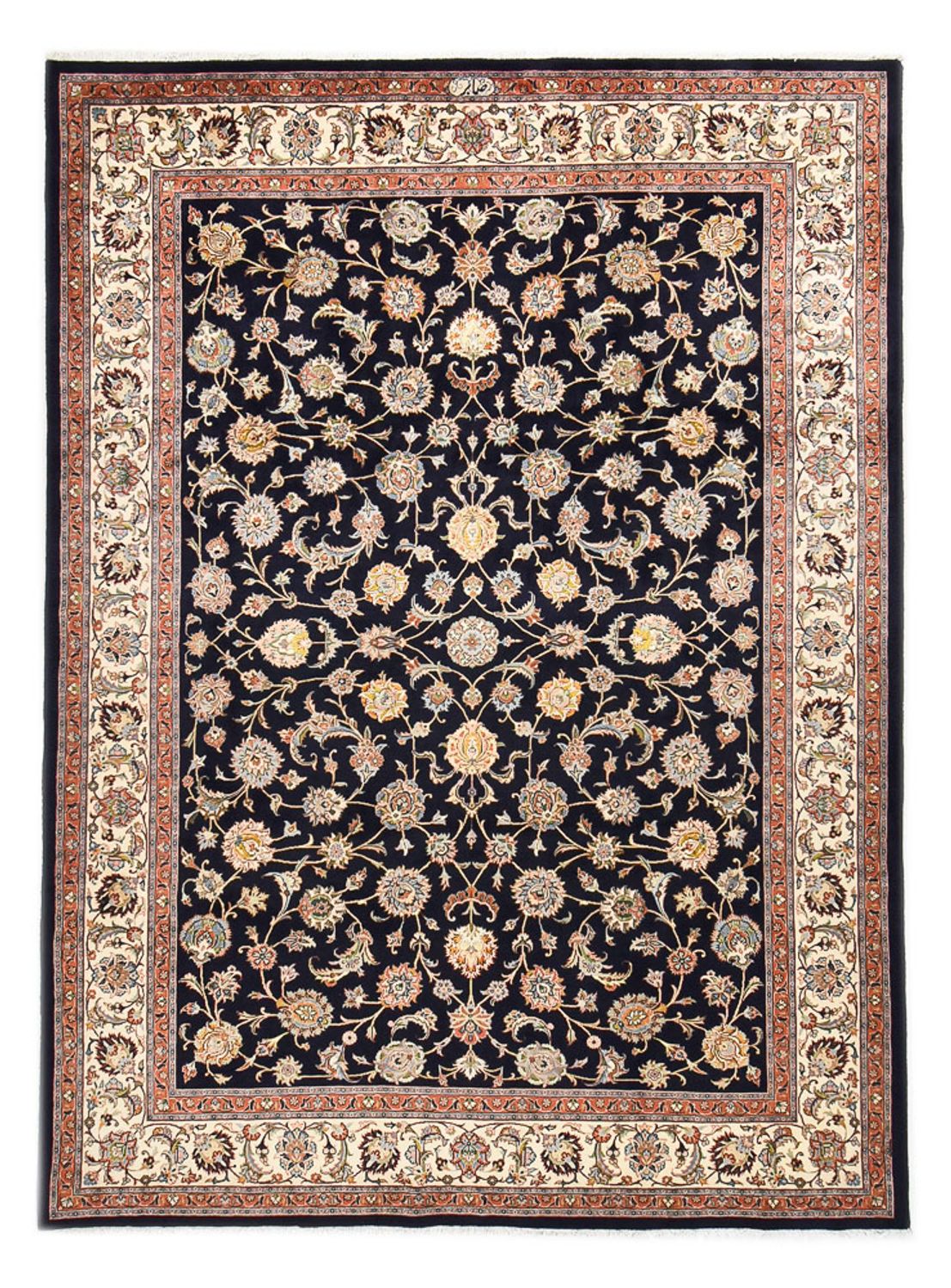 Persisk tæppe - Classic - Royal - 338 x 247 cm - mørkeblå