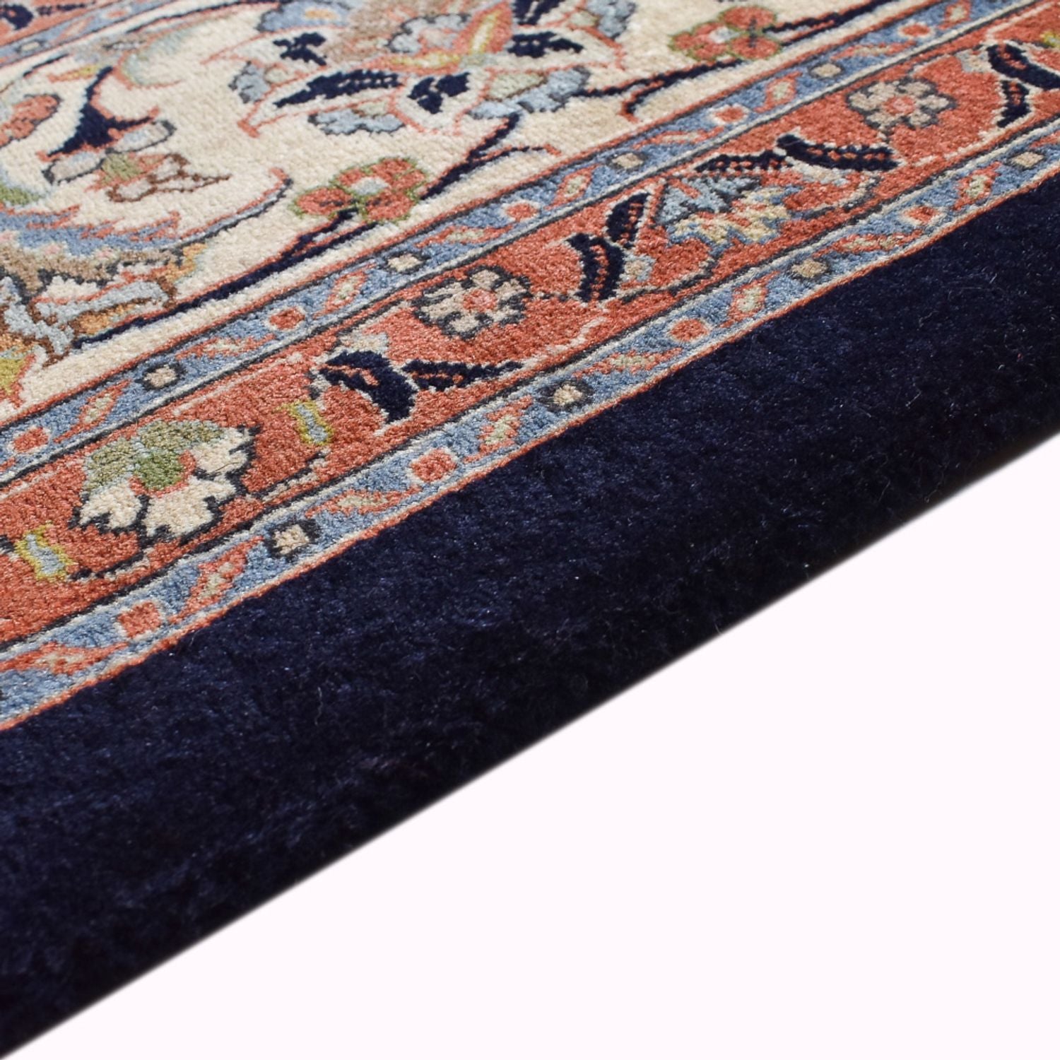 Persisk tæppe - Classic - Royal - 338 x 247 cm - mørkeblå