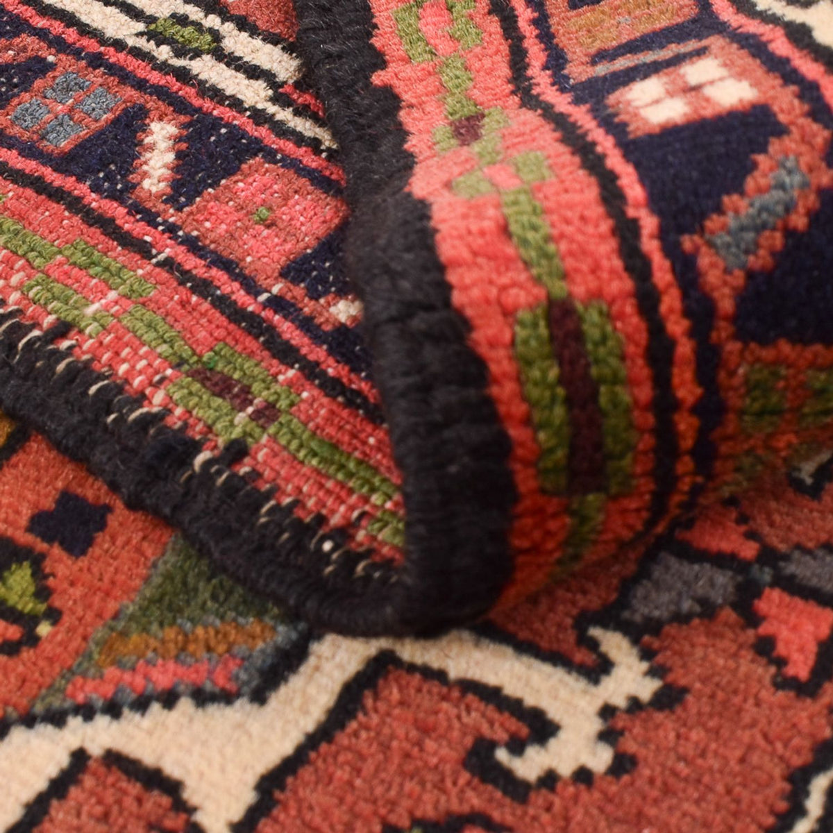 Løber Persisk tæppe - Nomadisk - 291 x 66 cm - lysrød