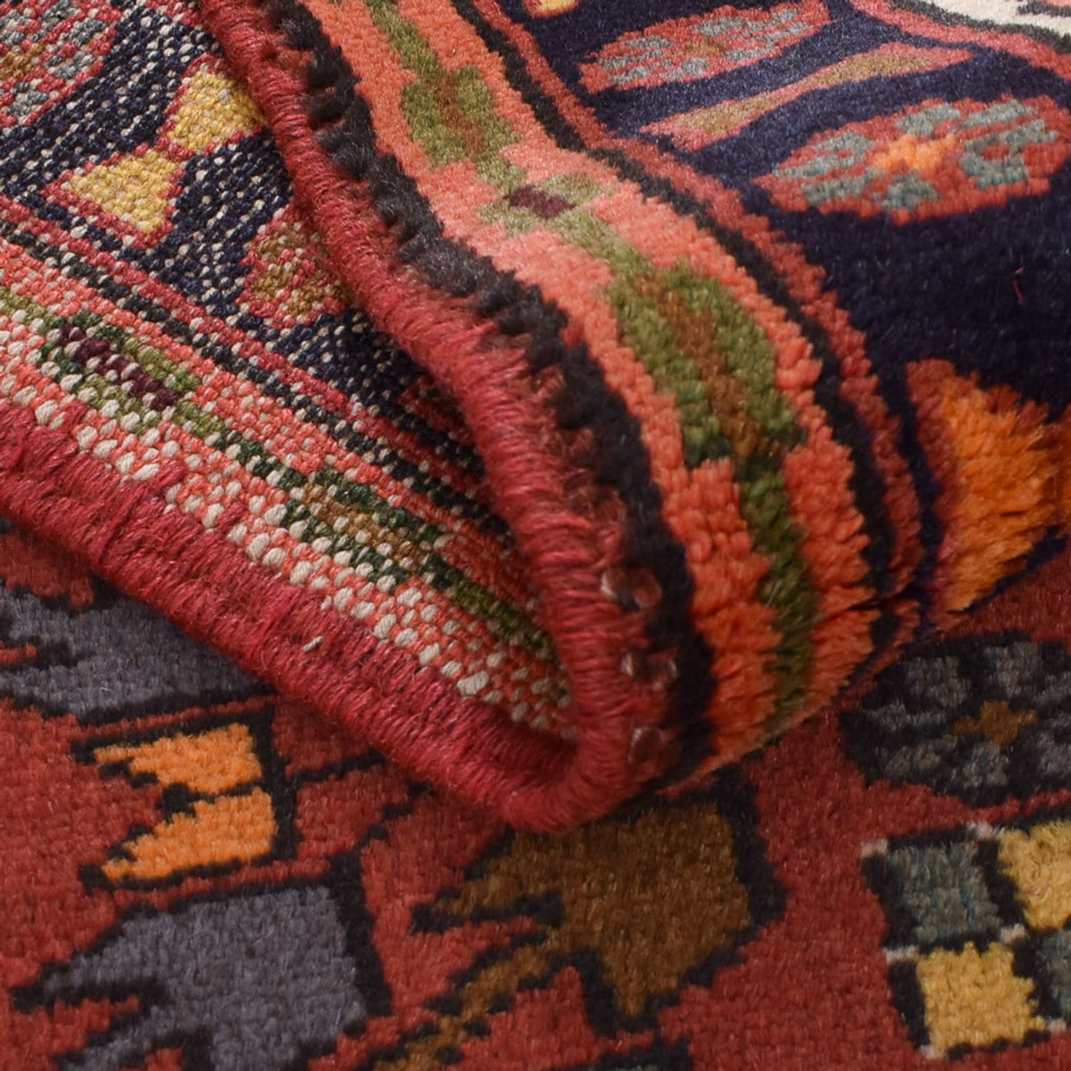 Løber Persisk tæppe - Nomadisk - 302 x 82 cm - rød