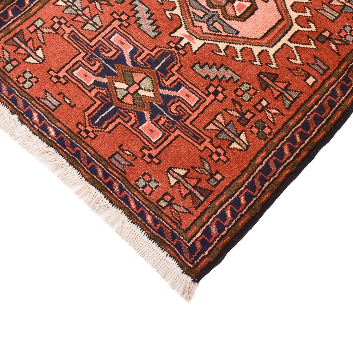 Løber Persisk tæppe - Nomadisk - 288 x 75 cm - lysrød
