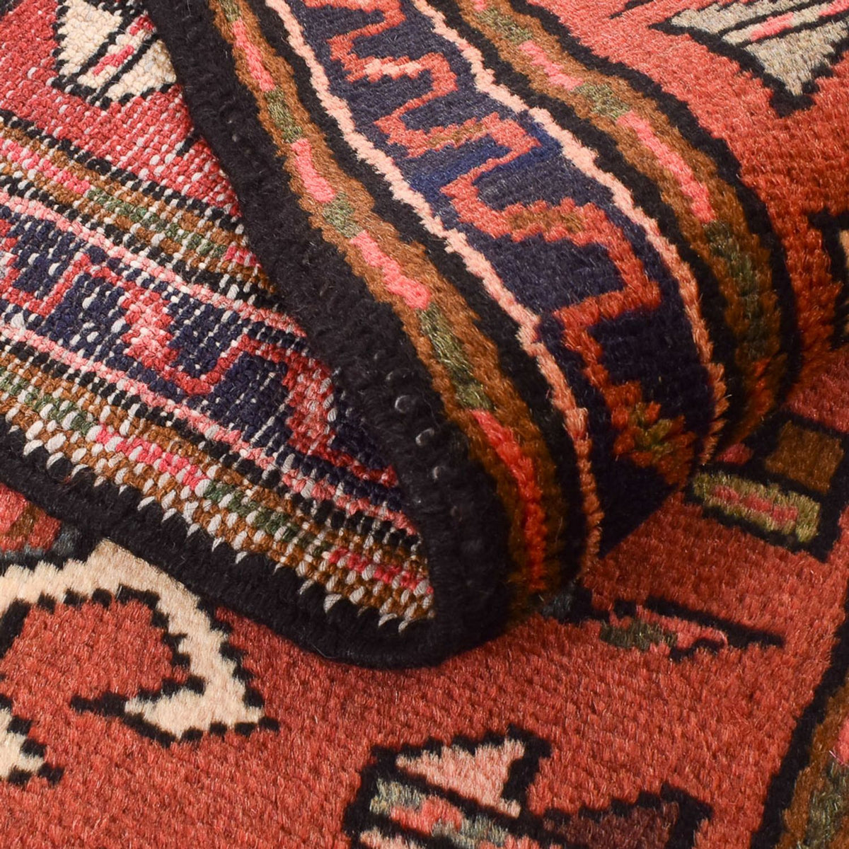 Løber Persisk tæppe - Nomadisk - 288 x 75 cm - lysrød