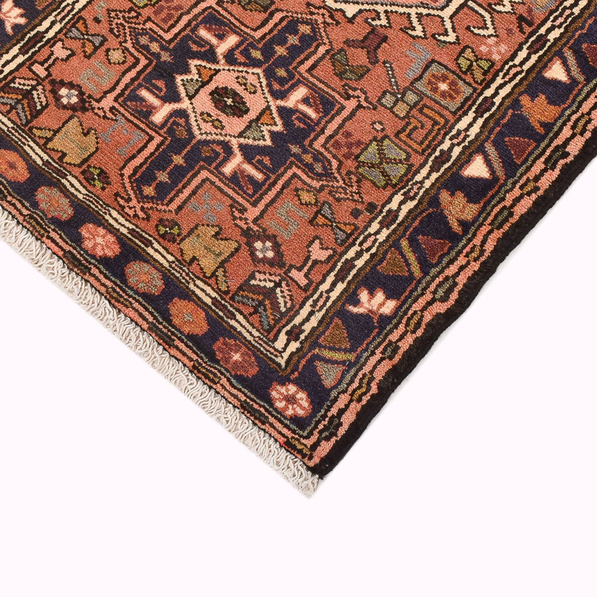 Løber Persisk tæppe - Nomadisk - 285 x 65 cm - lysrød