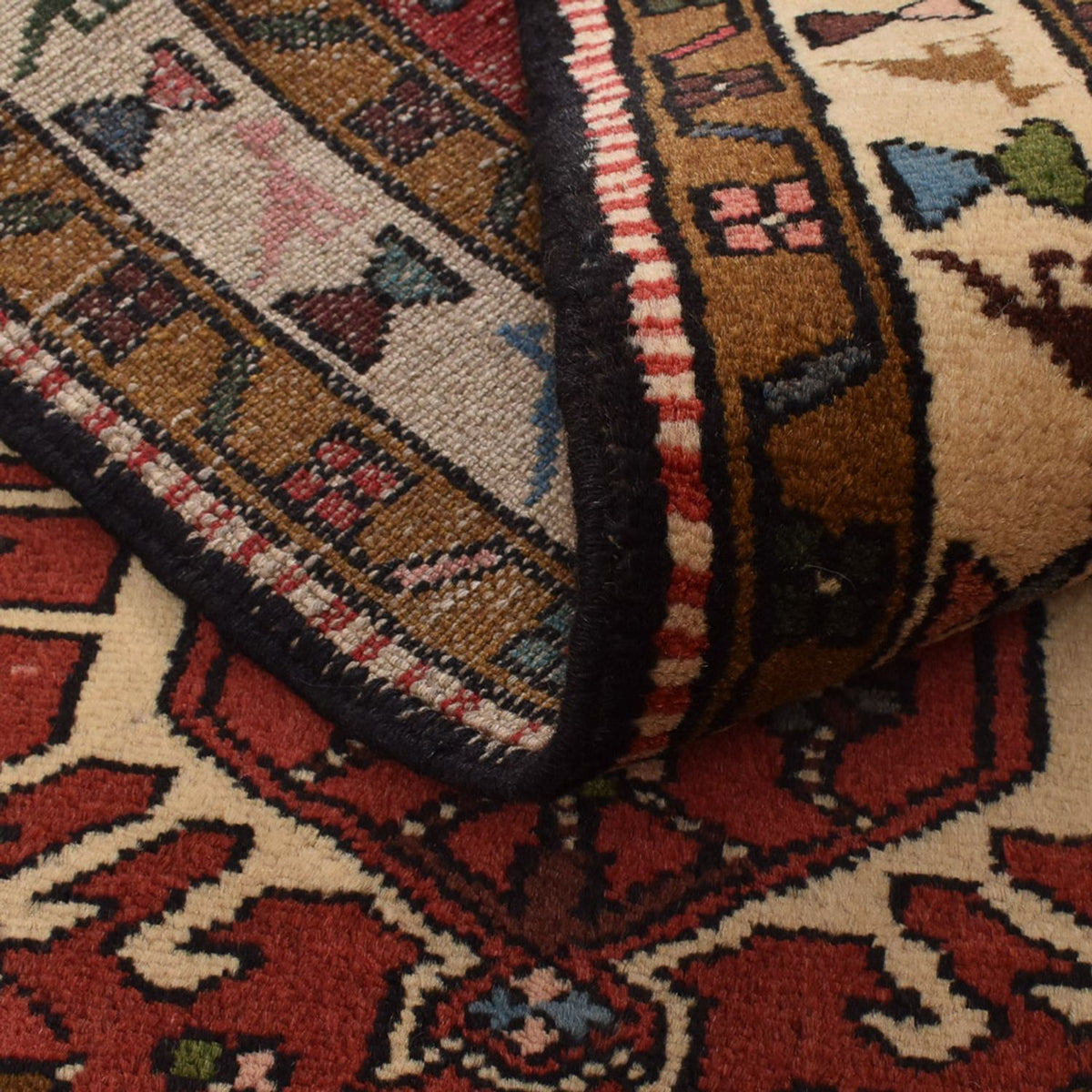 Løber Persisk tæppe - Nomadisk - 310 x 77 cm - rød