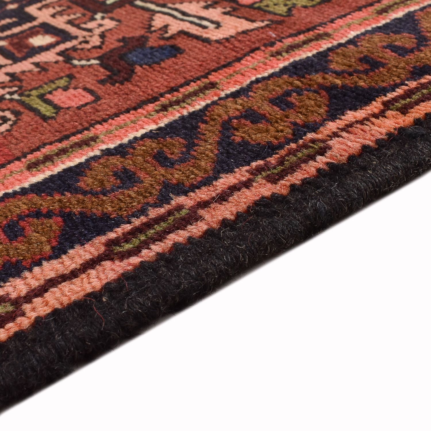 Løber Persisk tæppe - Nomadisk - 286 x 68 cm - lysrød