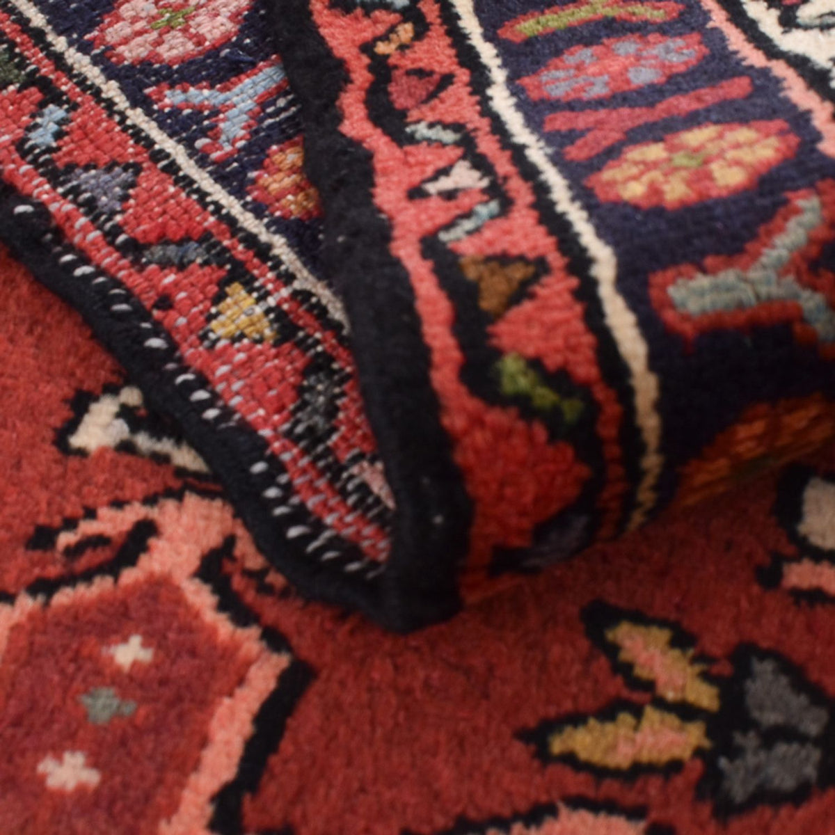 Løber Persisk tæppe - Nomadisk - 290 x 77 cm - lysrød