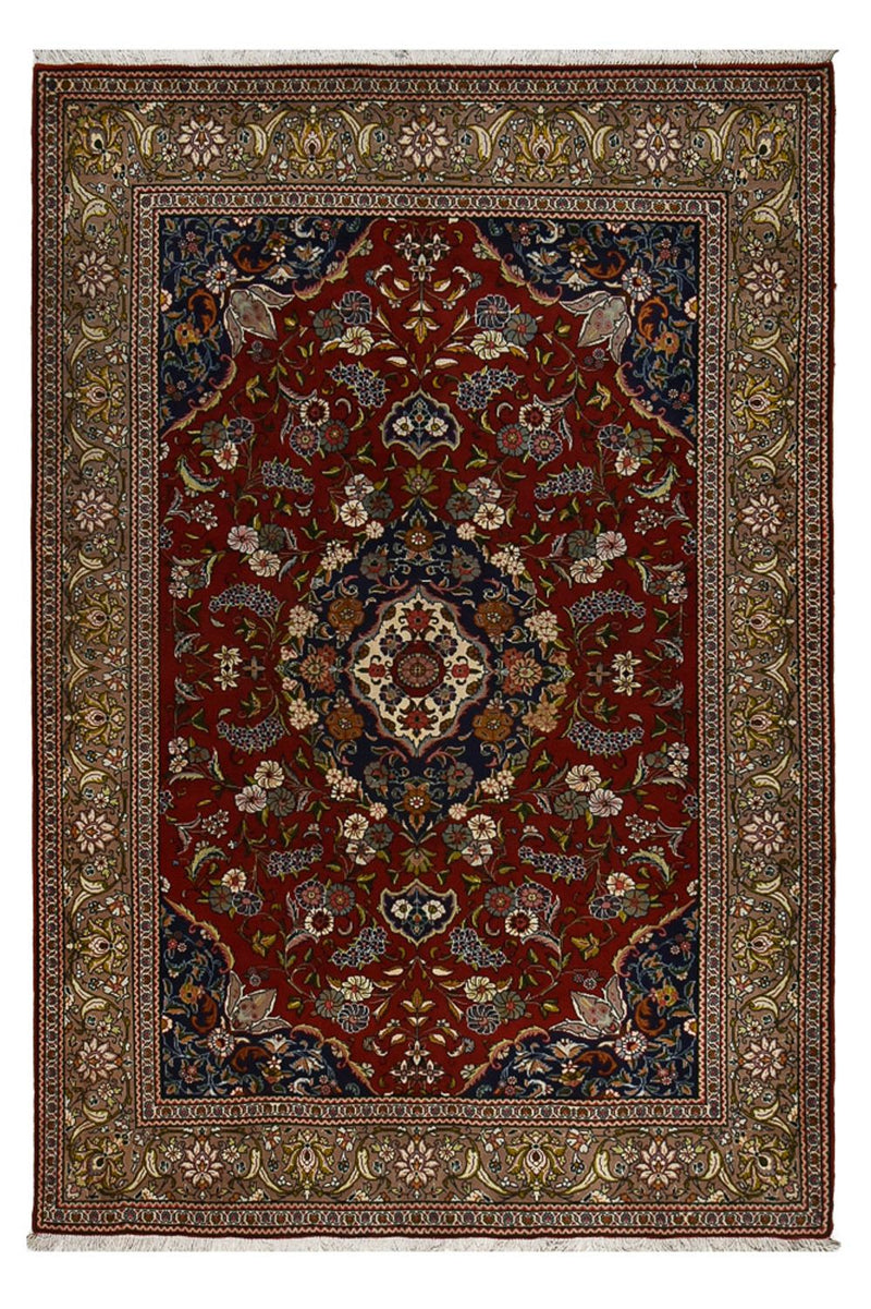 Persisk tæppe - Royal - 285 x 198 cm - mørkerød